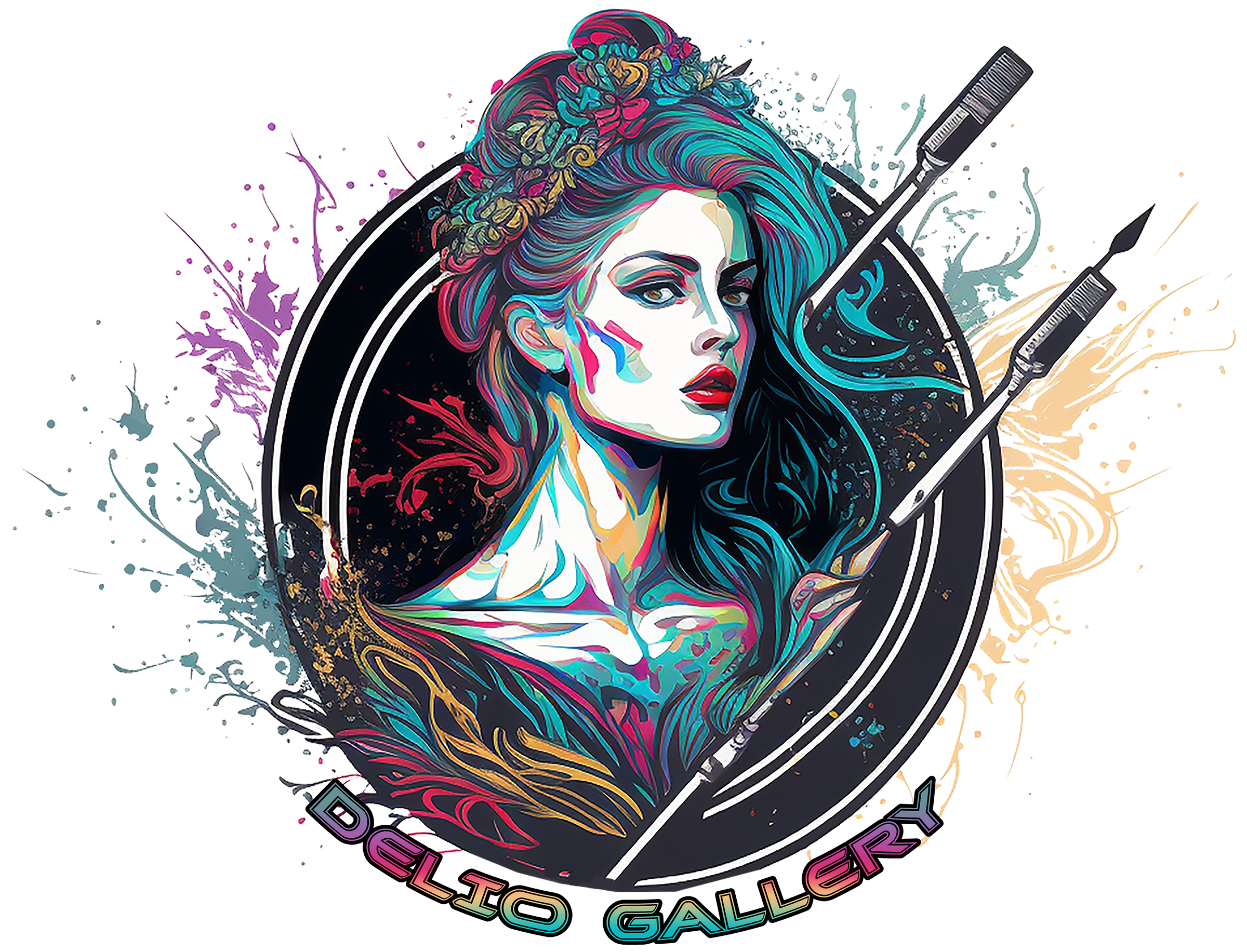 Delio Gallery Colorful Logo